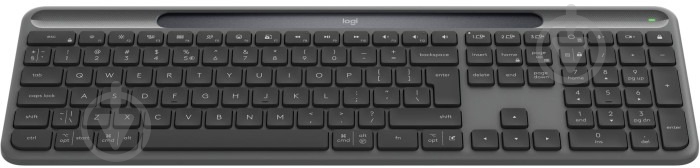 Клавиатура беспроводная Logitech Slim Solar+ for Business Wireless/Bluetooth Graphite (920-013779) black - фото 3 Клавиатура беспроводная Logitech Slim Solar+ for Business Wireless/Bluetooth Graphite (920-013779) black - фото 3
