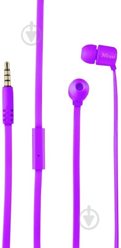 Наушники Trust Duga Mic purple (22110) - фото 1 Наушники Trust Duga Mic purple (22110) - фото 1