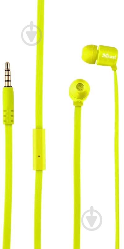 Наушники Trust Duga Mic Neon yellow (22744) - фото 1