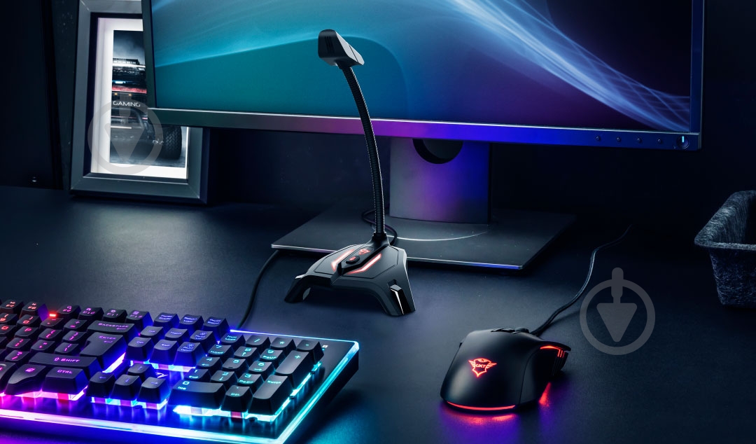 Микрофон Trust GXT 215 Zabi LED Illuminated USB (23800) (23800) - фото 6 Микрофон Trust GXT 215 Zabi LED Illuminated USB (23800) (23800) - фото 6