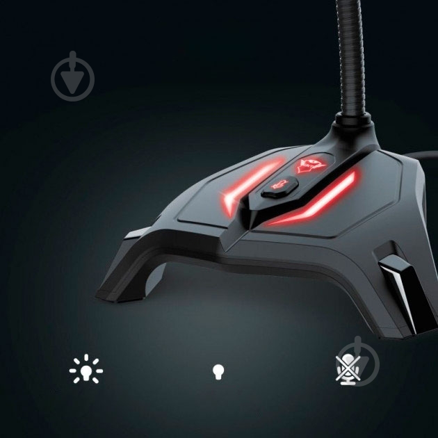 Микрофон Trust GXT 215 Zabi LED Illuminated USB (23800) (23800) - фото 5 Микрофон Trust GXT 215 Zabi LED Illuminated USB (23800) (23800) - фото 5