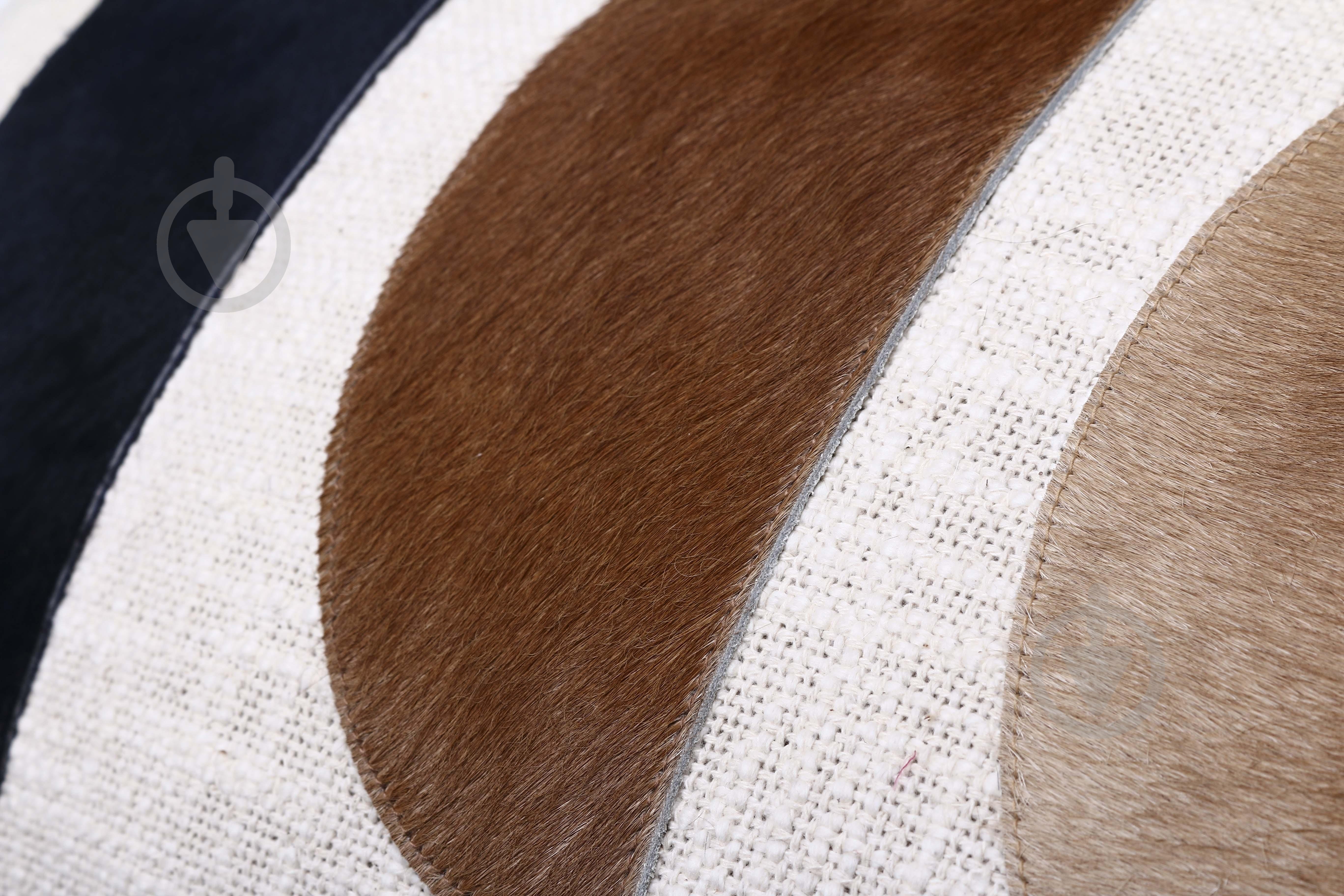 Наволочка декоративна Hairon 30x50 см коричневий із бежевим PANACHE - фото 2 Наволочка декоративна Hairon 30x50 см коричневий із бежевим PANACHE - фото 2