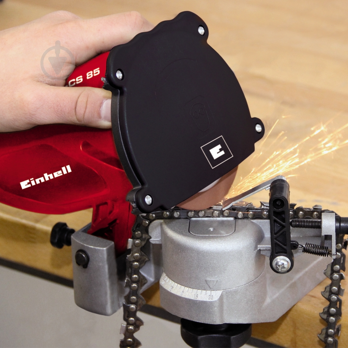 Станок для заточки цепей Einhell GC-CS 85 (4500089) - фото 2 Станок для заточки цепей Einhell GC-CS 85 (4500089) - фото 2