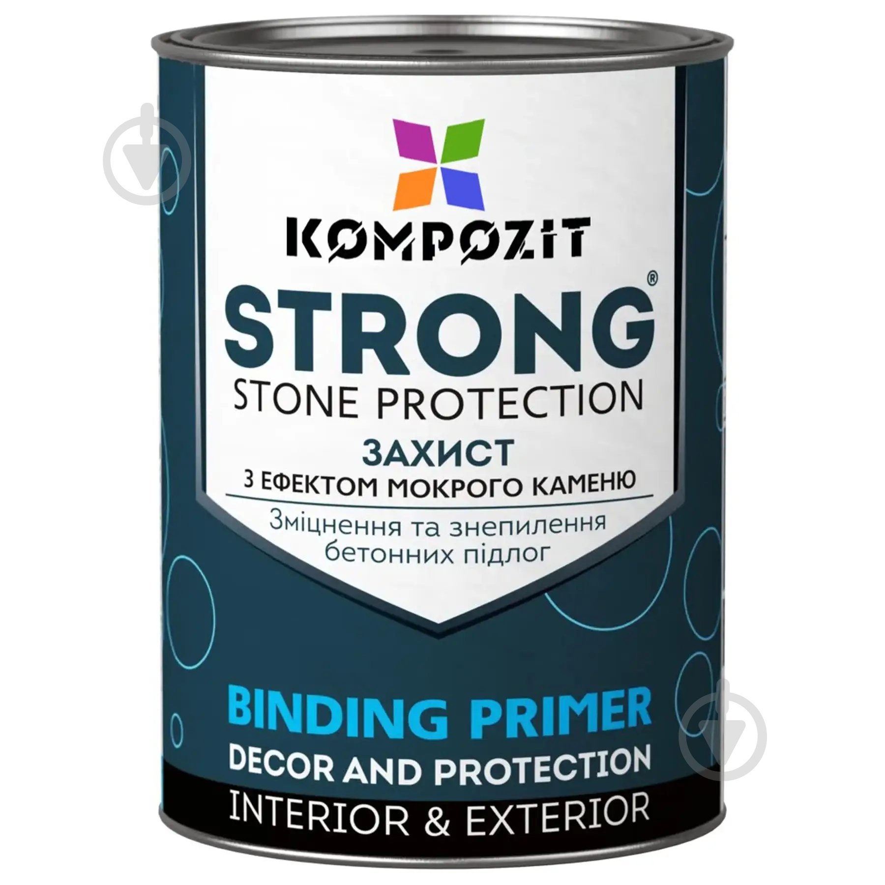 Лак для камня STRONG Kompozit глянец 2,7 л - фото 1