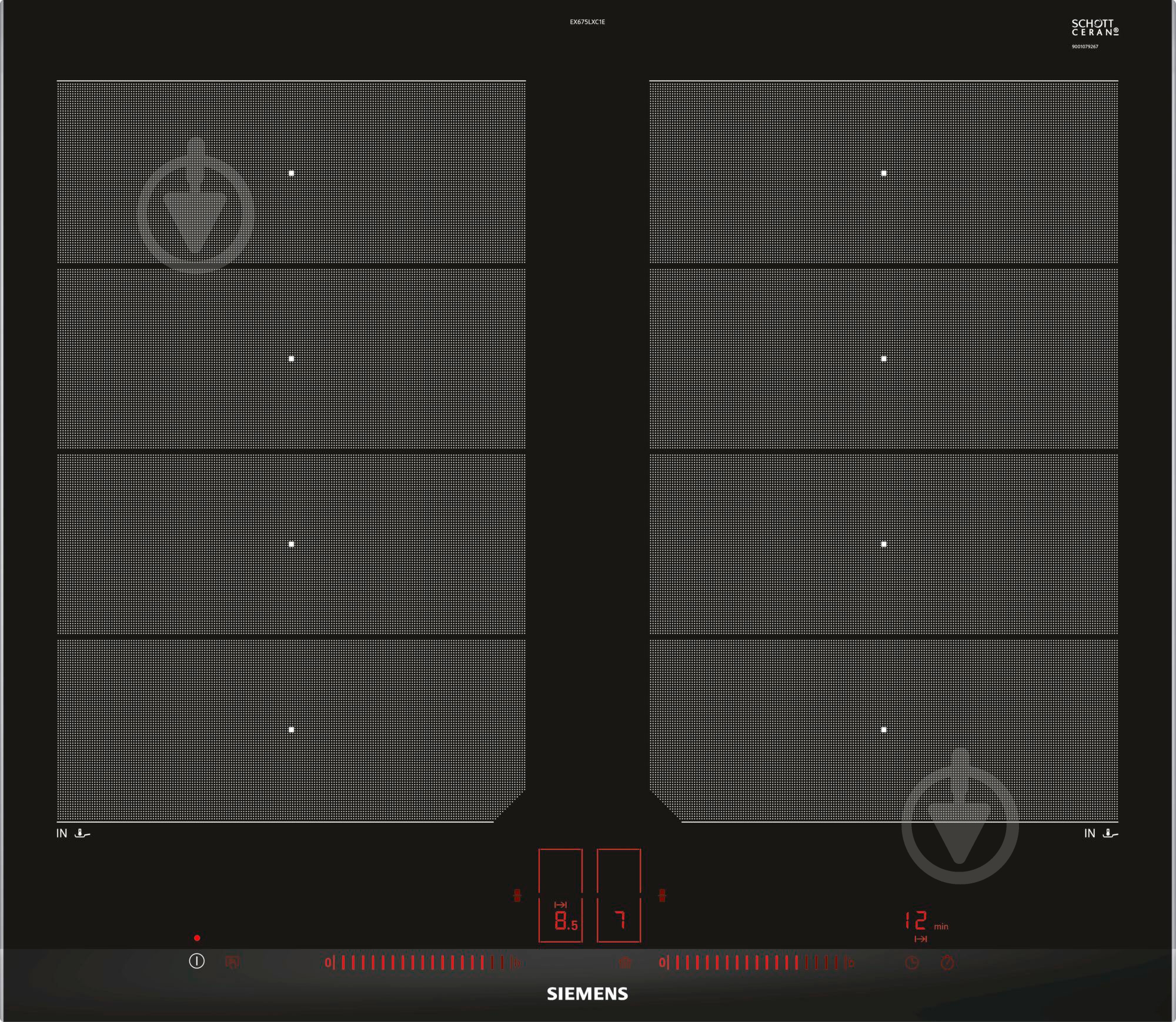 Варочная поверхность индукционная Siemens EX675LXC1E - фото 1