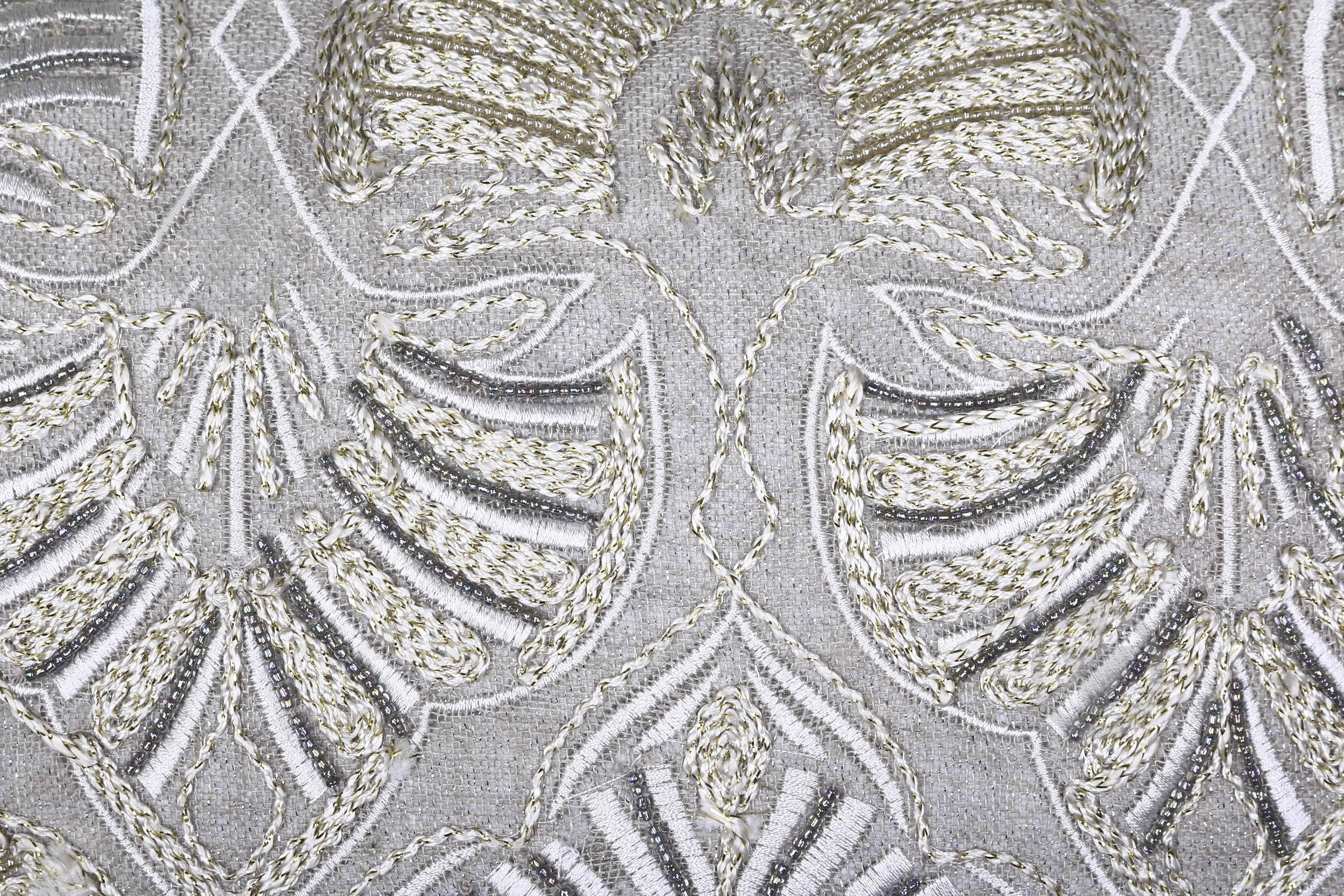 Наволочка декоративна Lurex Line з ручною вишивкою 30x50 см пшеничний PANACHE - фото 2 Наволочка декоративна Lurex Line з ручною вишивкою 30x50 см пшеничний PANACHE - фото 2