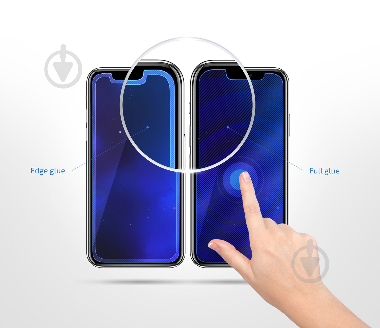 Защитное стекло 2E Basic для Huawei OnePlus 7 (2E-OP-7-IB3DFCFG-BB) 3D FG black border - фото 9