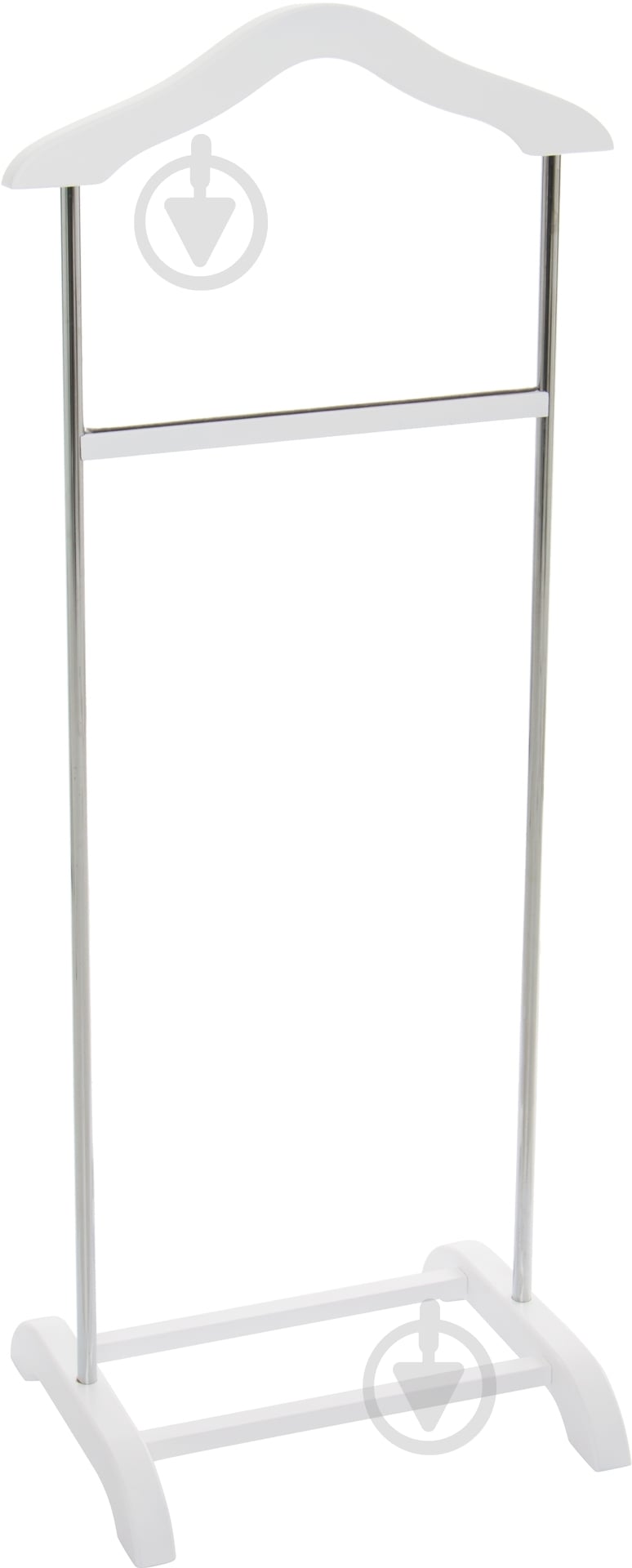 Вешалка для одежды Фенстер Комфорт №1 белый/алюминий - фото 1