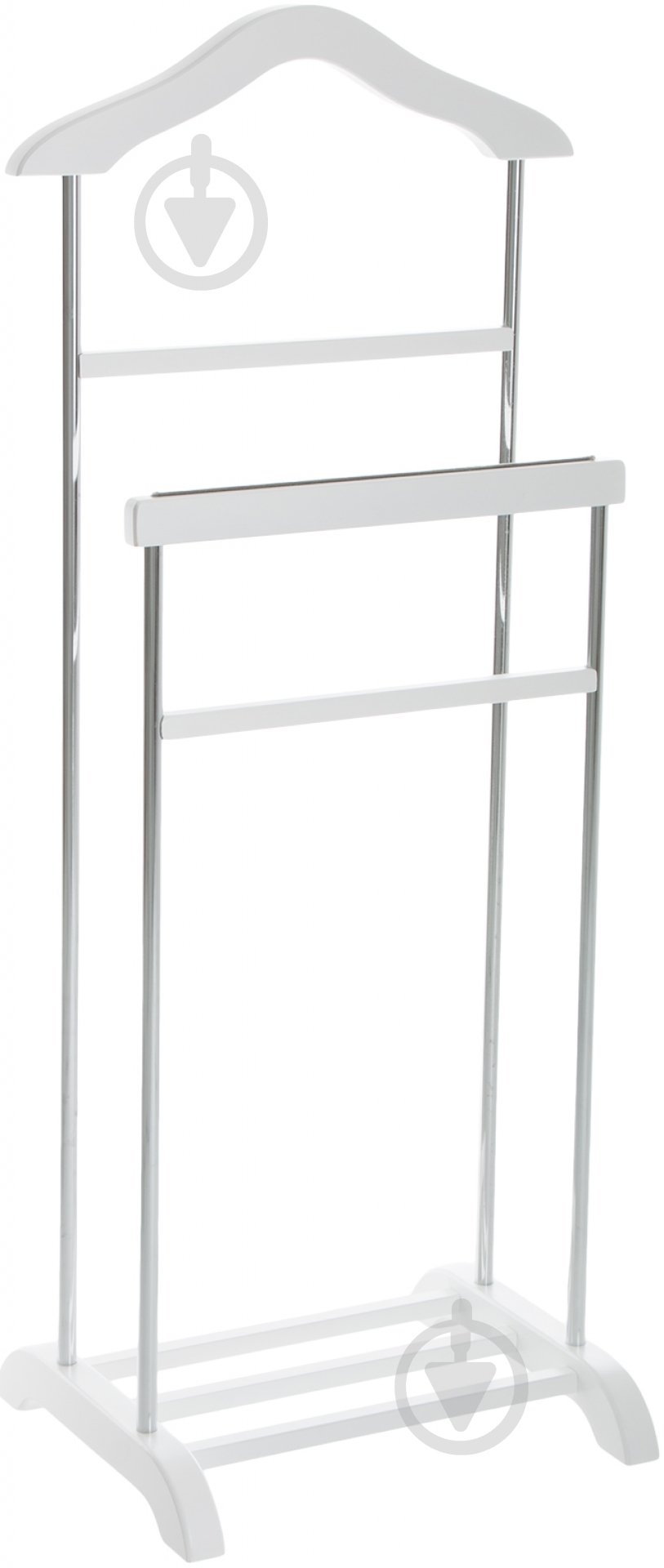 Вешалка для одежды Фенстер Комфорт №2 белый/алюминий - фото 1