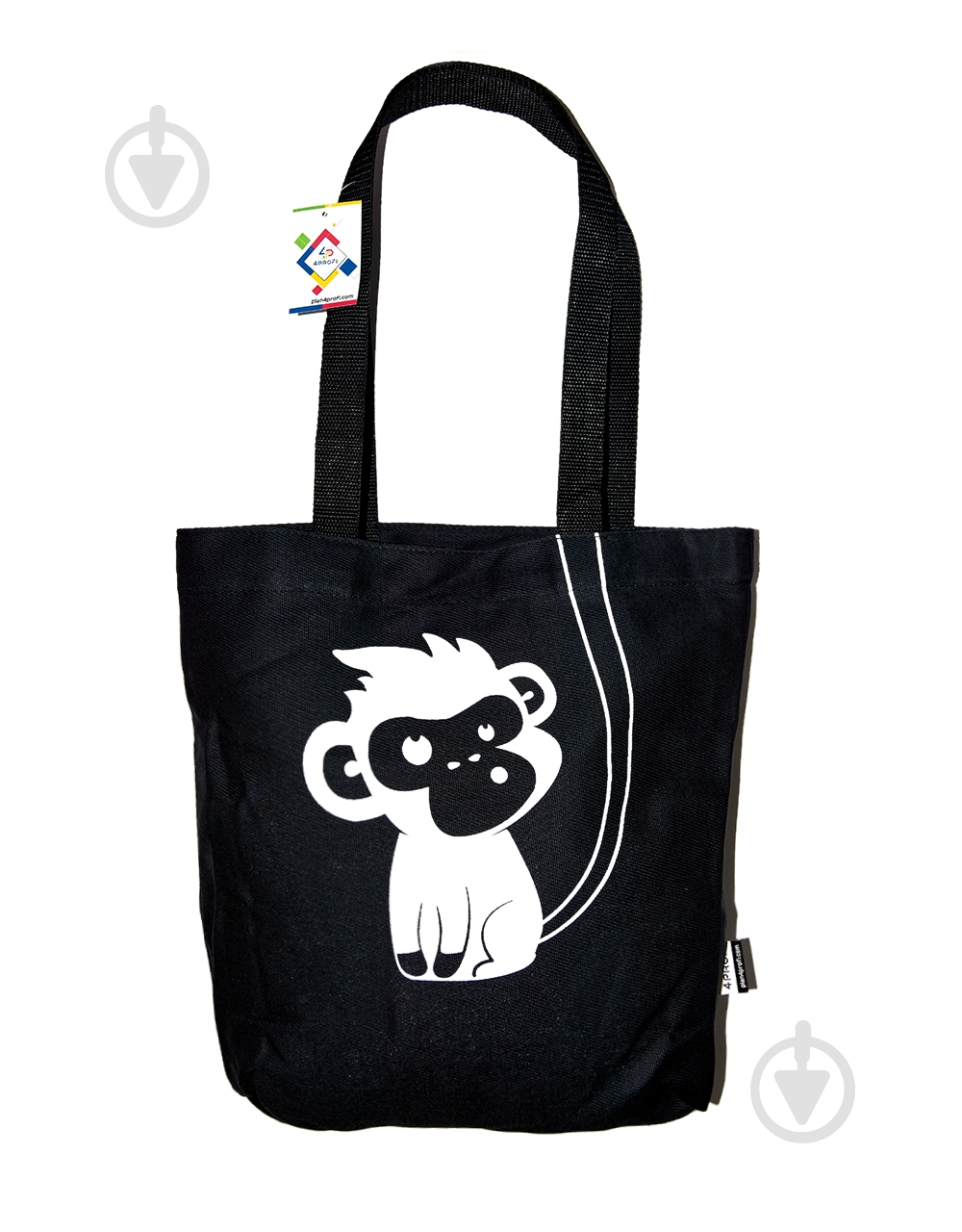 Экосумка из диагонали Monkey 33.5х34 см - фото 1