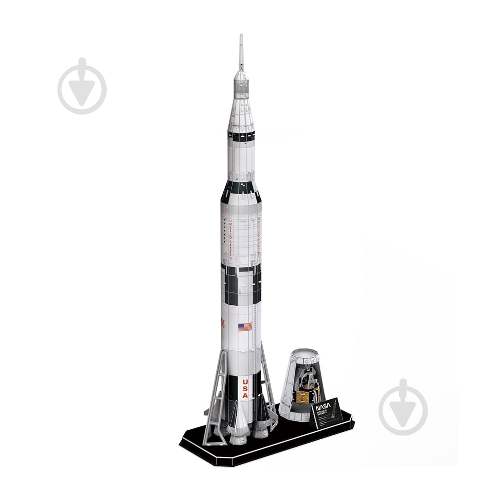 3D-пазл CubicFun Трехмерная головоломка-конструктор NASA РАКЕТА Аполон САТУРН-5 DS1059h - фото 2 3D-пазл CubicFun Трехмерная головоломка-конструктор NASA РАКЕТА Аполон САТУРН-5 DS1059h - фото 2