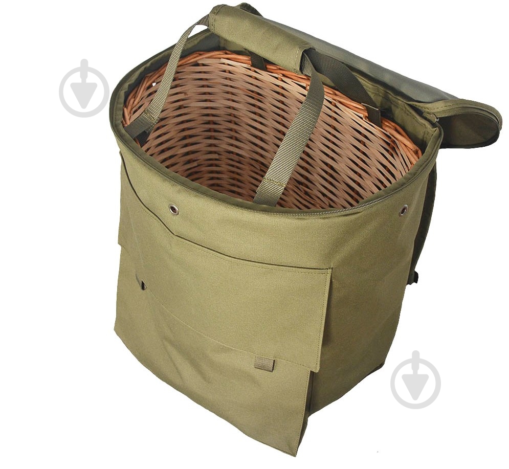 Рюкзак Акрополіс грибника с корзиной РНГ-2 30 л olive - фото 1 Рюкзак Акрополіс грибника с корзиной РНГ-2 30 л olive - фото 1