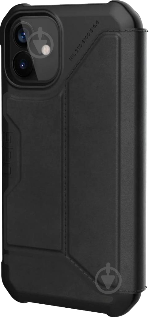 Чехол UAG Metropolis Leather Black 112346118340 для Apple iPhone 12 Mini - фото 4