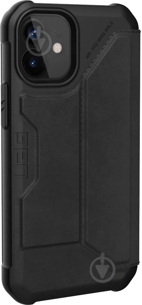 Чехол UAG Metropolis Leather Black 112346118340 для Apple iPhone 12 Mini - фото 3