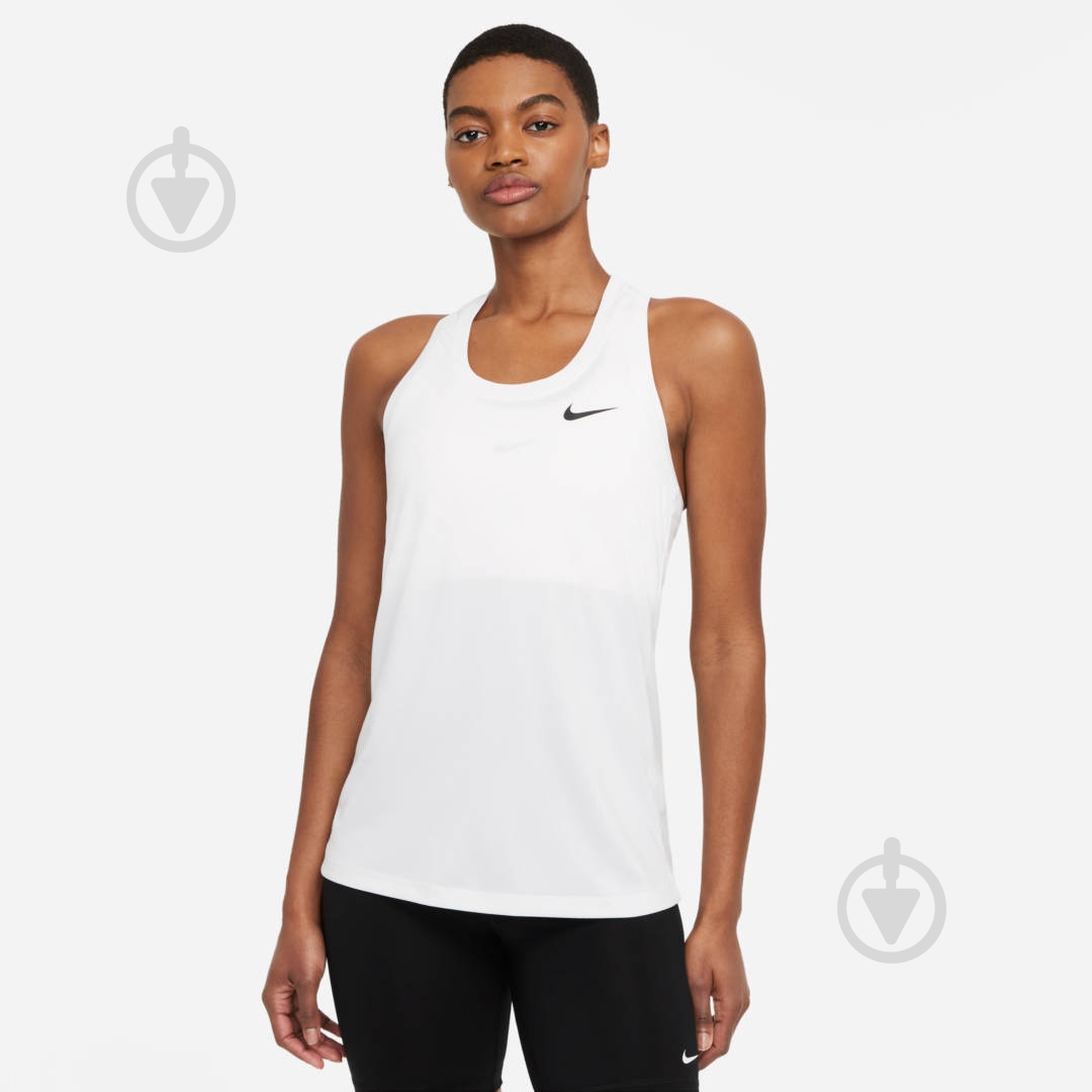 Майка Nike W NK DF LEG RACEBACK TANK DJ1757-100 р.S белый - фото 1
