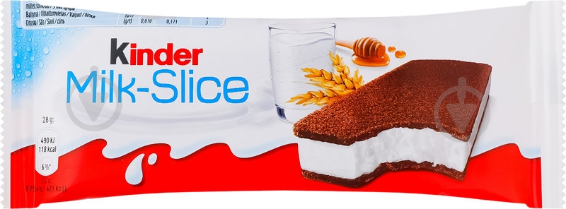 Пирожное Kinder Milk-slice 28 г - фото 1