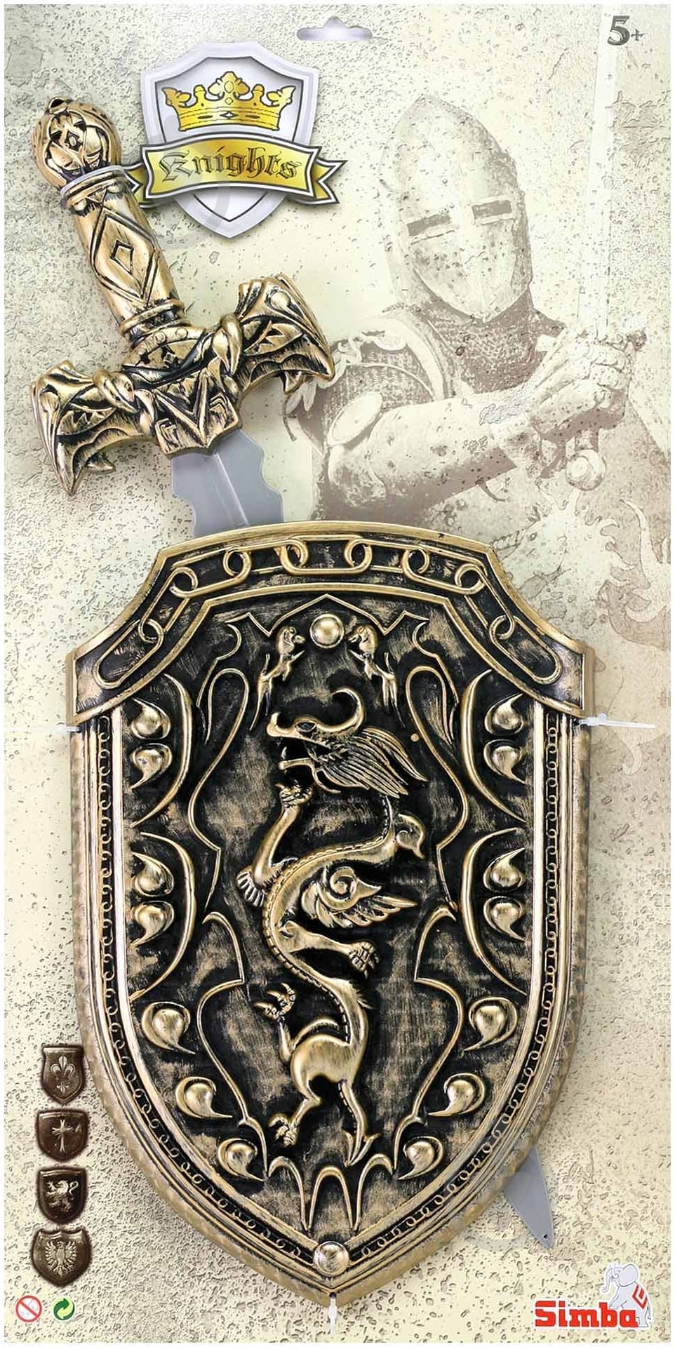 Игровой набор Simba меч и щит рыцаря 53 см 8048462 - фото 2 Игровой набор Simba меч и щит рыцаря 53 см 8048462 - фото 2