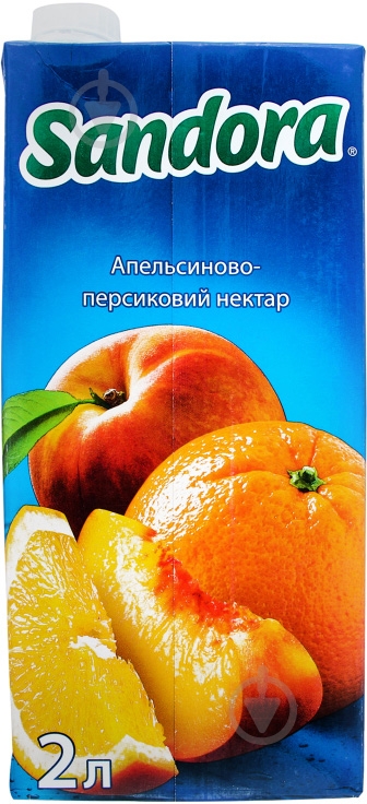 Нектар Sandora апельсиново-персиковый 2л - фото 1