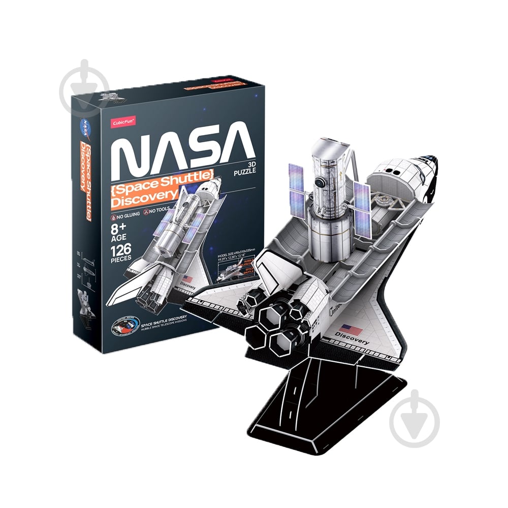 3D-пазл CubicFun Трехмерная головоломка-конструктор NASA Космический Шаттл Дискавери DS1057h - фото 2