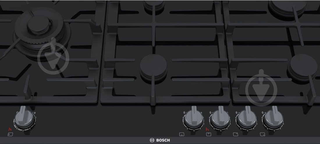 Варочная поверхность газовая Bosch PRS9A6D70 - фото 2 Варочная поверхность газовая Bosch PRS9A6D70 - фото 2