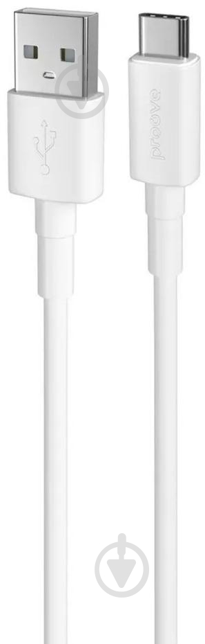 Кабель Proove Small Silicone Type-C 3A 1 м білий (CCSM20001202) - фото 1