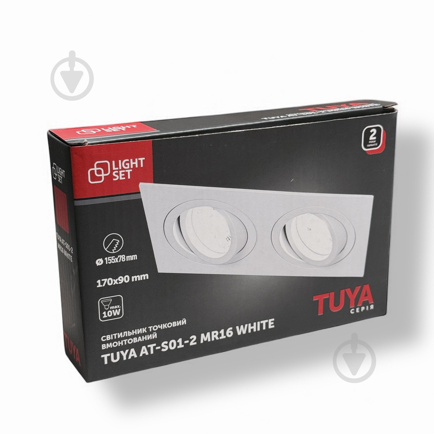 Світильник точковий LIGHT SET TUYA AT-S01-2 GU5.3 білий - фото 3