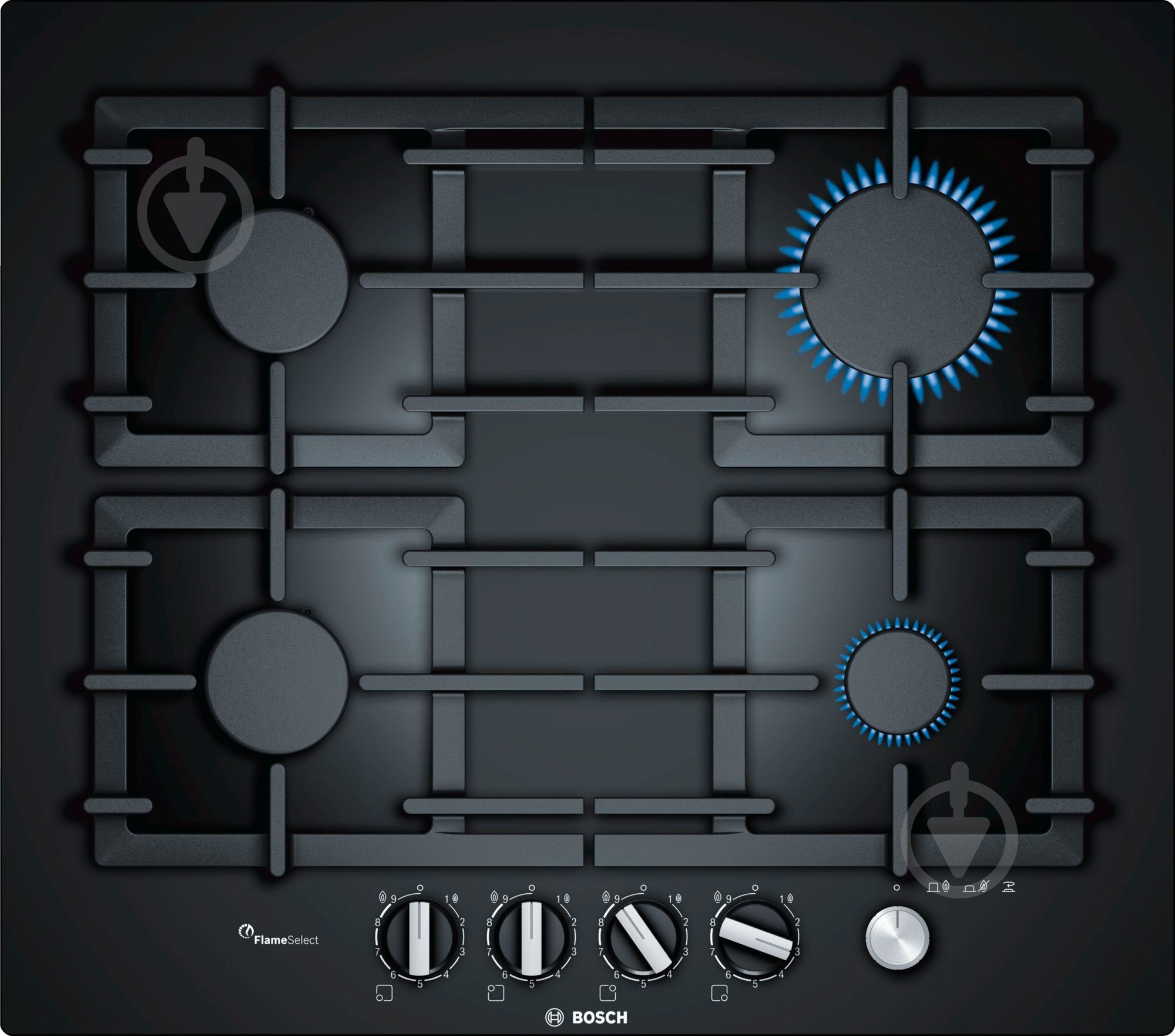 Варочная поверхность газовая Bosch PPP6A6M90R - фото 1 Варочная поверхность газовая Bosch PPP6A6M90R - фото 1