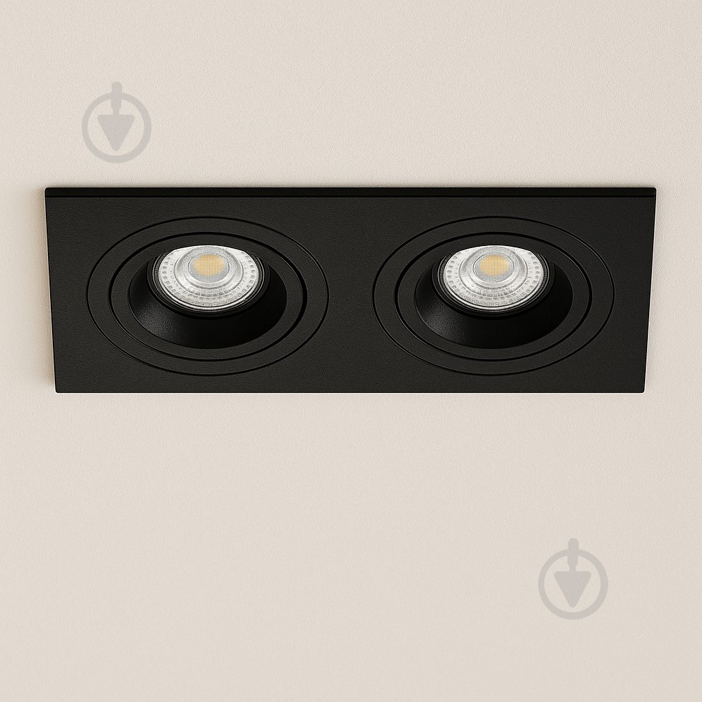 Світильник точковий LIGHT SET TUYA AT-S01-2 GU5.3 чорний - фото 2