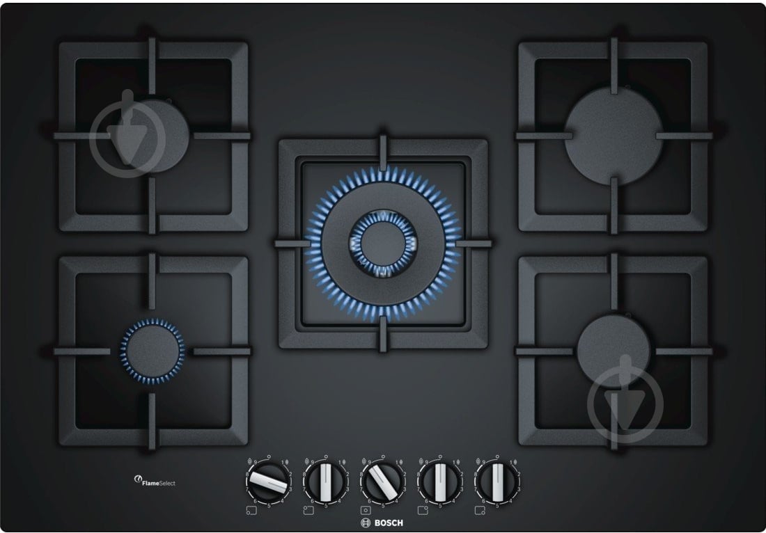 Варочная поверхность газовая Bosch PPQ7A6B20 - фото 1 Варочная поверхность газовая Bosch PPQ7A6B20 - фото 1