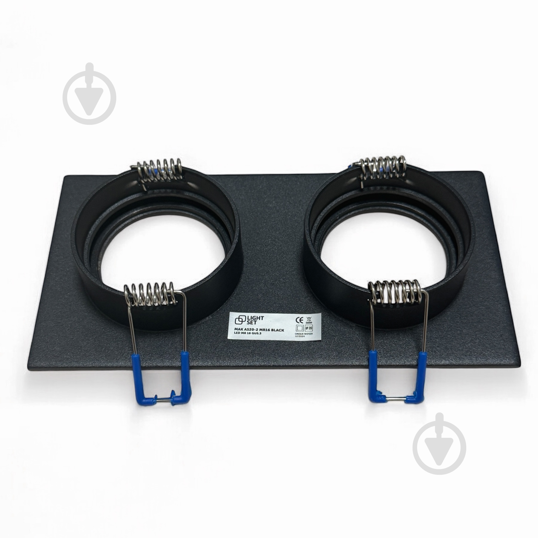 Світильник точковий LIGHT SET MAK AS20-2 GU5.3 чорний - фото 5
