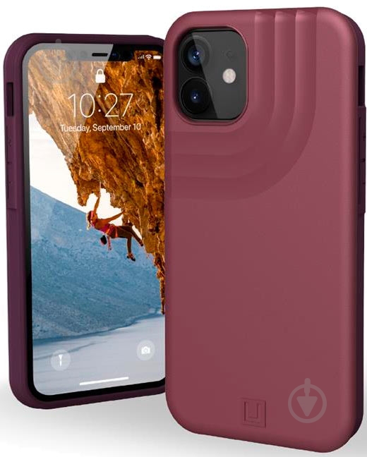 Чехол UAG Anchor Aubergine для Apple iPhone 12 Mini - фото 4 Чехол UAG Anchor Aubergine для Apple iPhone 12 Mini - фото 4