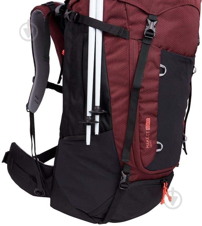Рюкзак McKinley Make II CT 60W+10 Vario 60 л червоний - фото 4