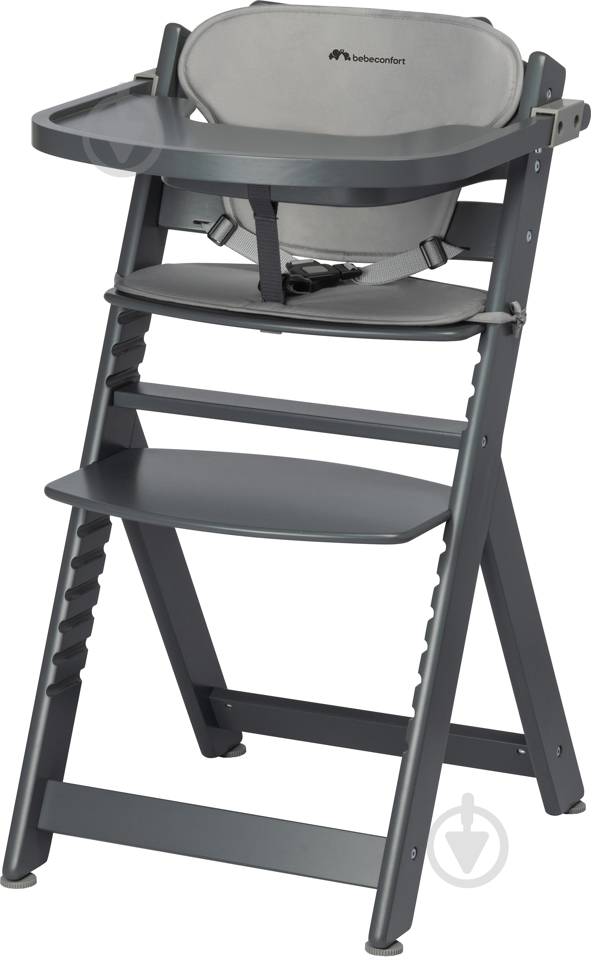 Стільчик для годування Bebe Confort Timba Grey Mist - фото 1 Стільчик для годування Bebe Confort Timba Grey Mist - фото 1