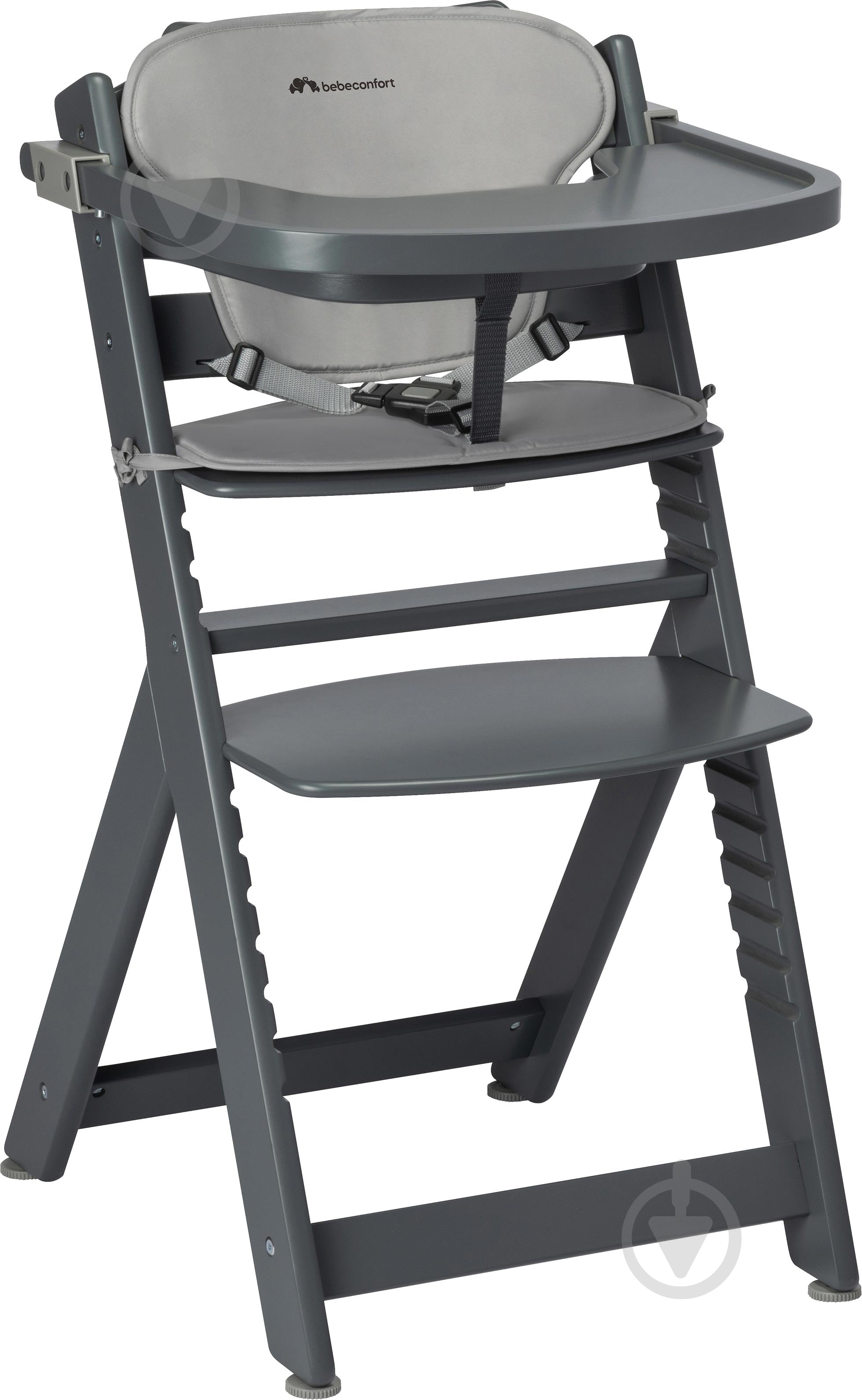Стільчик для годування Bebe Confort Timba Grey Mist - фото 3 Стільчик для годування Bebe Confort Timba Grey Mist - фото 3