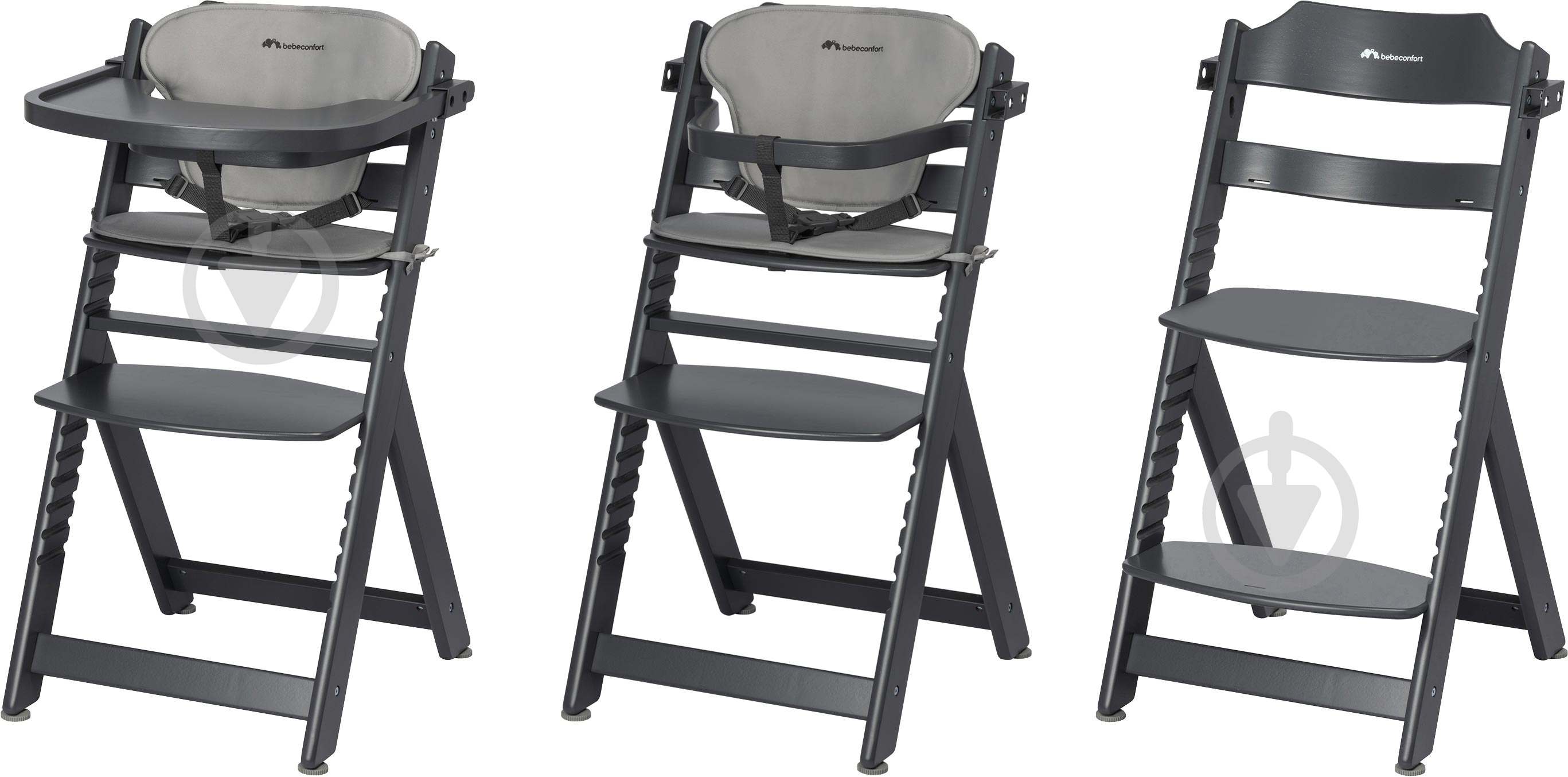 Стільчик для годування Bebe Confort Timba Mineral Graphite - фото 3 Стільчик для годування Bebe Confort Timba Mineral Graphite - фото 3