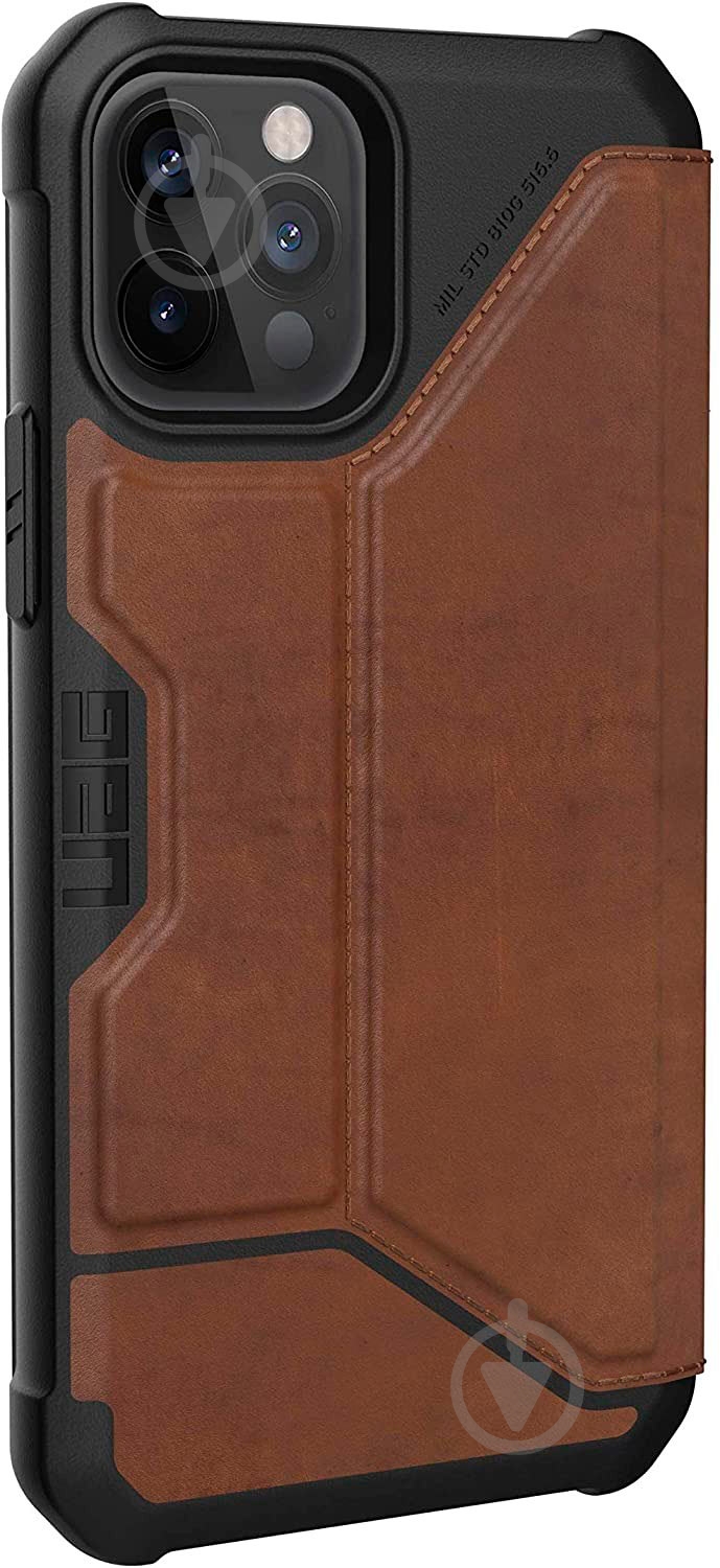 Чехол UAG Metropolis Leather Brown 112356118380 для Apple iPhone 12 Pro - фото 3 Чехол UAG Metropolis Leather Brown 112356118380 для Apple iPhone 12 Pro - фото 3