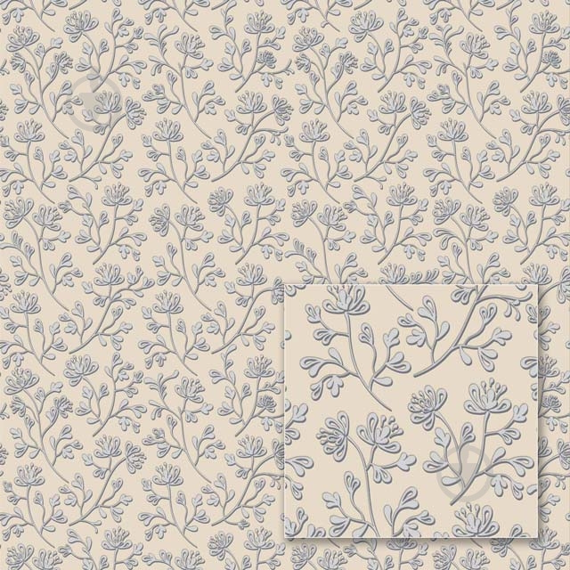 Обои виниловые горячего тиснения Sintra Mixing SPRING 569375 1,06x10,05 м - фото 1