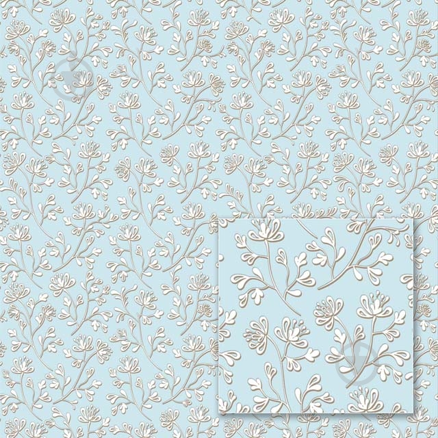 Обои виниловые горячего тиснения Sintra Mixing SPRING 569368 1,06x10,05 м - фото 1