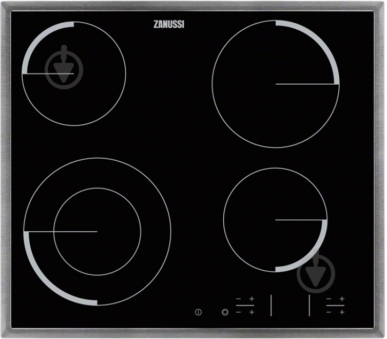 Варочная поверхность электрическая Zanussi ZEV56341XB - фото 1 Варочная поверхность электрическая Zanussi ZEV56341XB - фото 1