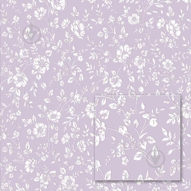 Обои виниловые горячего тиснения Sintra Mixing BLOOM 569269 1,06x10,05 м - фото 1