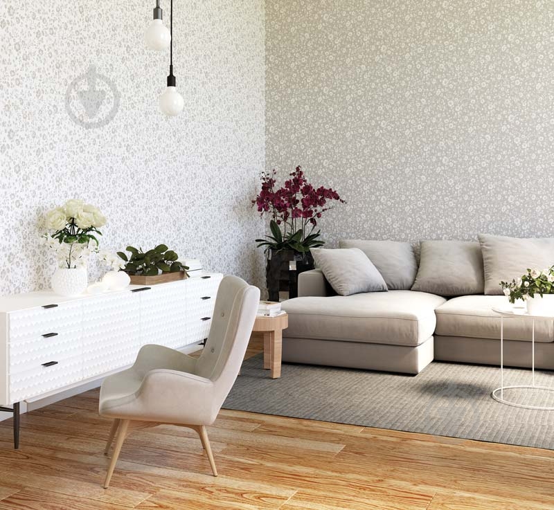 Обои виниловые горячего тиснения Sintra Mixing BLOOM 569252 1,06x10,05 м - фото 3