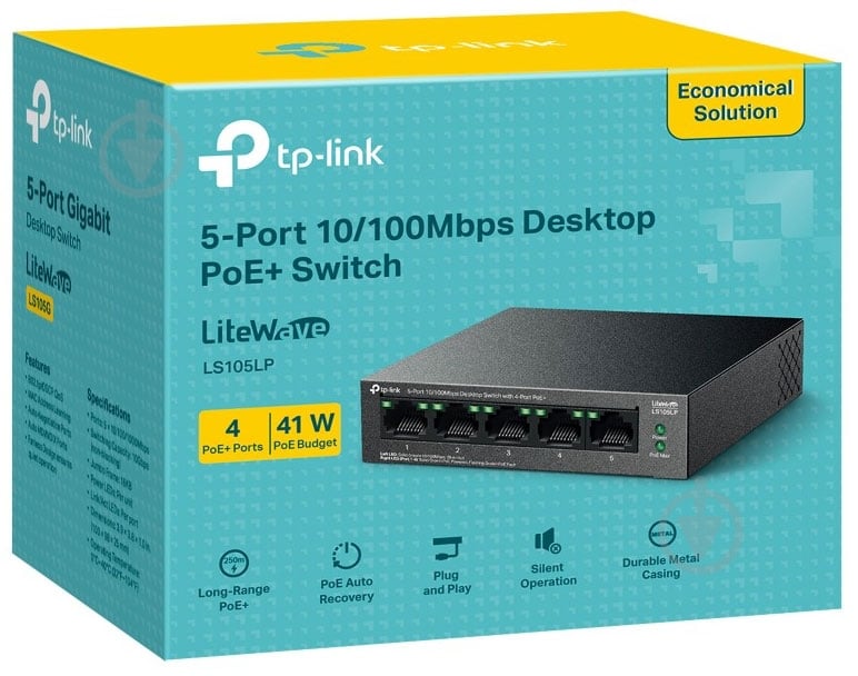 Коммутатор TP-Link LS105LP - фото 3