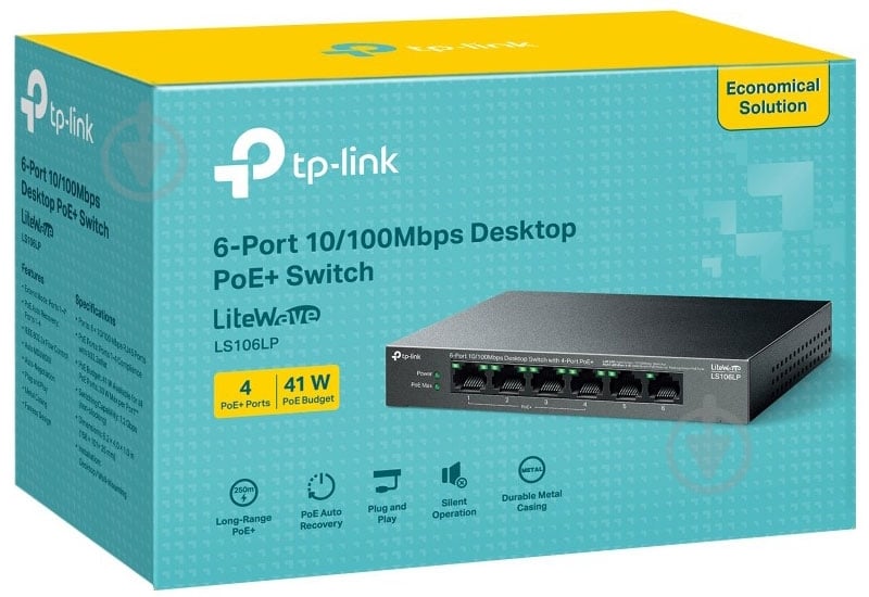 Коммутатор TP-Link LS106LP - фото 3