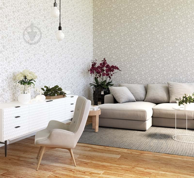 Обои виниловые горячего тиснения Sintra Mixing BLOOM 569221 1,06x10,05 м - фото 3