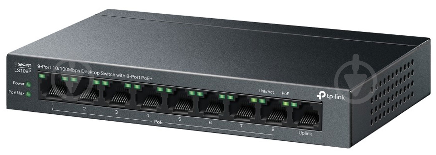 Комутатор TP-Link LS109P - фото 4
