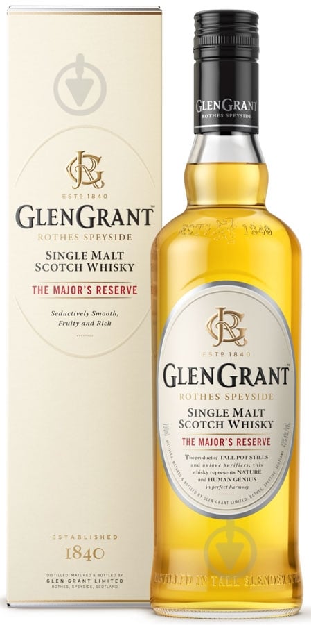 Віскі Glen Grant The Major’s Reserve 5 років витримки 0,7 л - фото 1