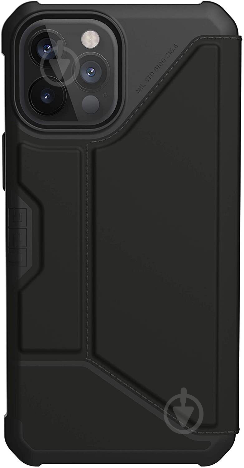 Чехол UAG Metropolis (PU) SATN Black 112366113840 для Apple iPhone 12 Pro Max - фото 1
