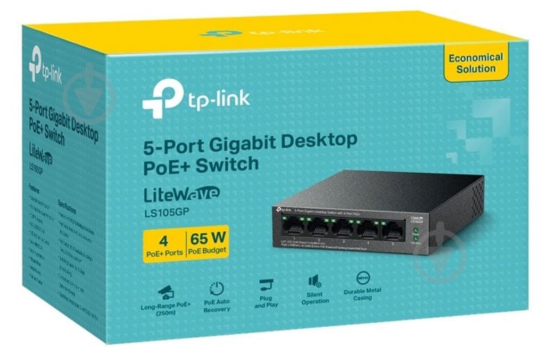 Коммутатор TP-Link LS105GP - фото 3