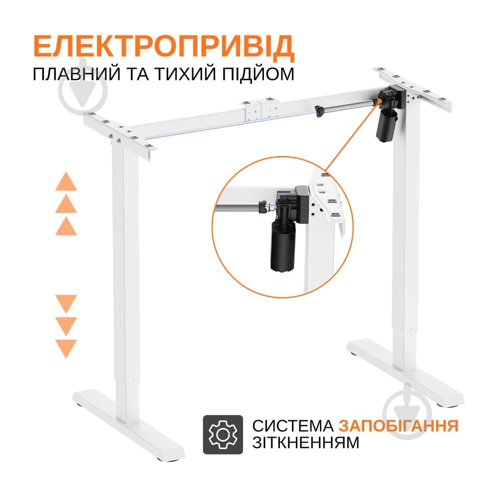 Стол компьютерный iTech MT12BW - фото 8 Стол компьютерный iTech MT12BW - фото 8