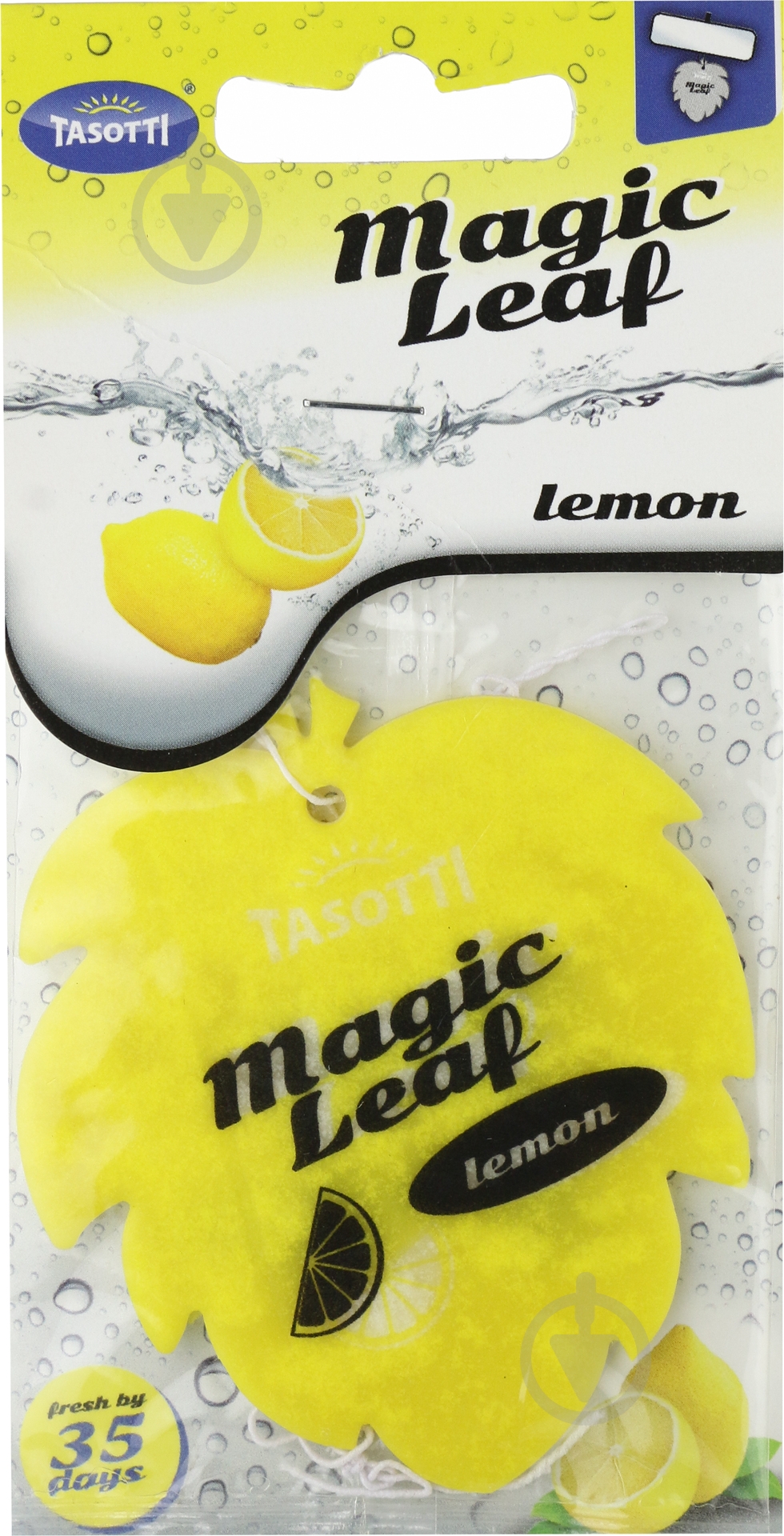 Ароматизатор подвесной  Tasotti Magic Leaf лимон - фото 1